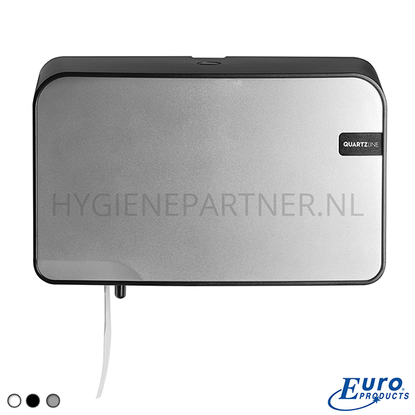 DP101043-89 Euro Products Quartz Silver toiletroldispenser duo doprol
